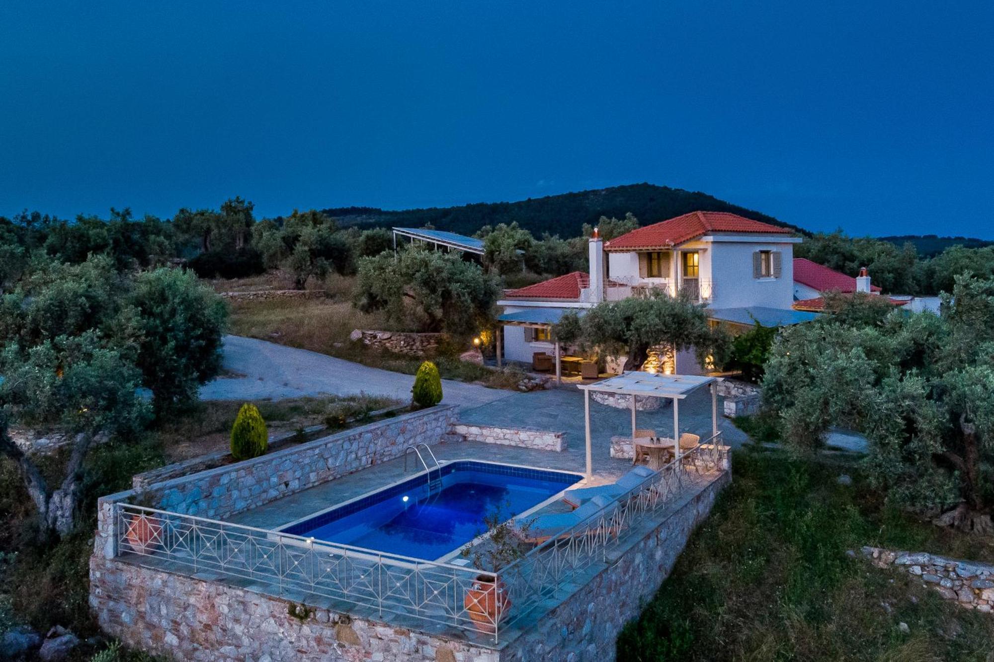 Villa Nektaria Alikias エクステリア 写真