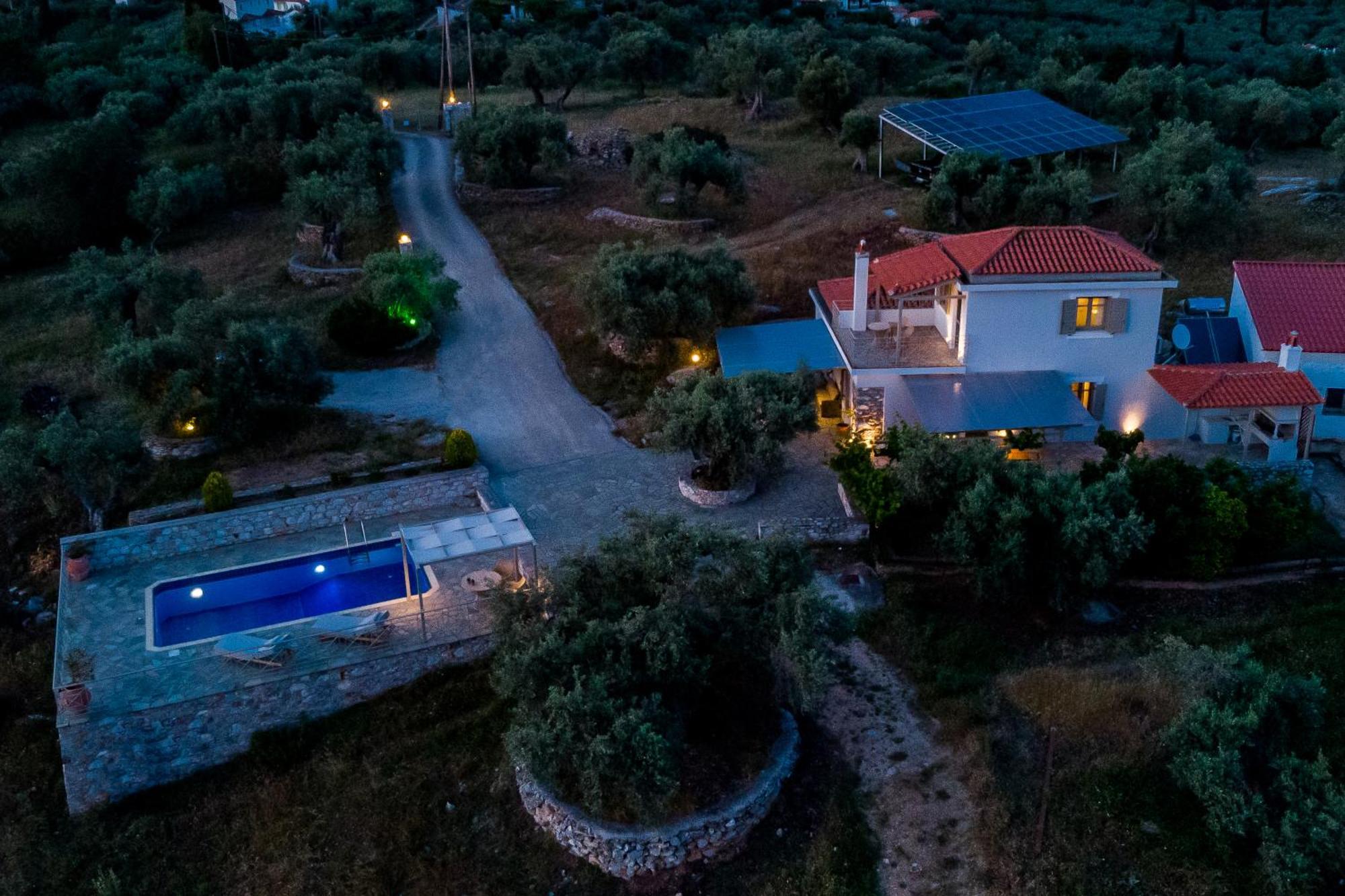 Villa Nektaria Alikias エクステリア 写真