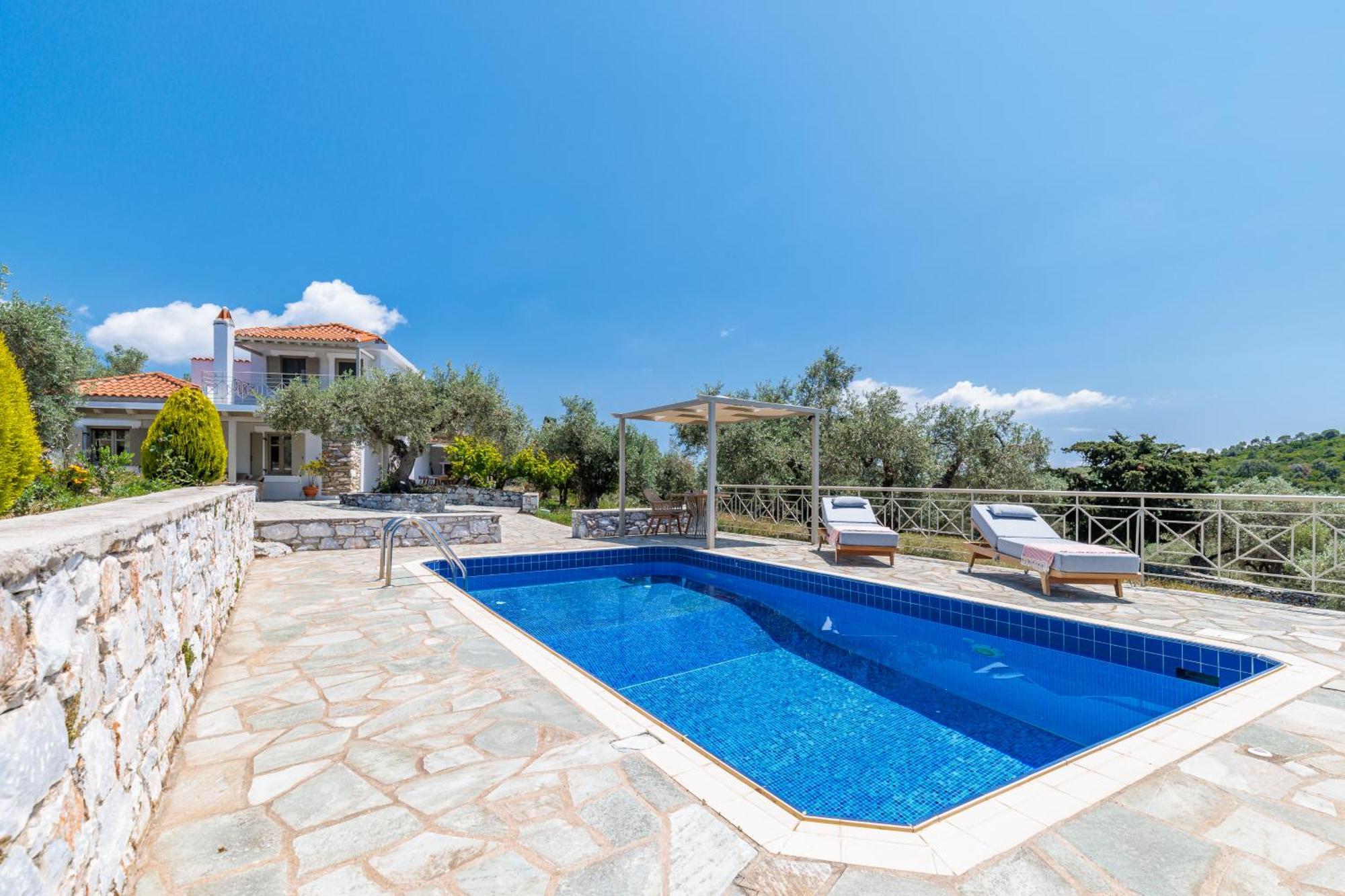 Villa Nektaria Alikias エクステリア 写真
